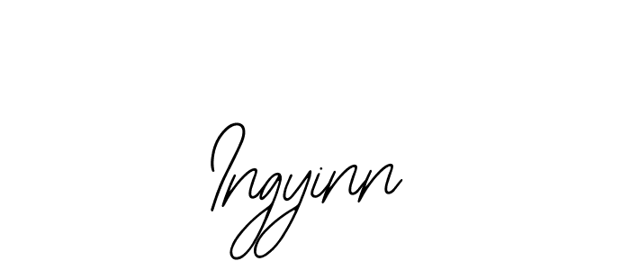 How to make Ingyinn signature? Bearetta-2O07w is a professional autograph style. Create handwritten signature for Ingyinn name. Ingyinn signature style 12 images and pictures png