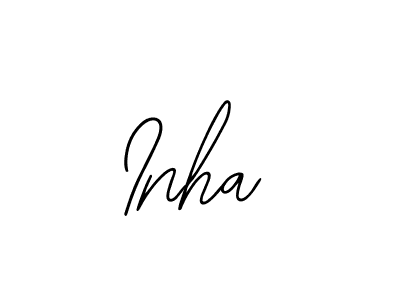 How to Draw Inha signature style? Bearetta-2O07w is a latest design signature styles for name Inha. Inha signature style 12 images and pictures png