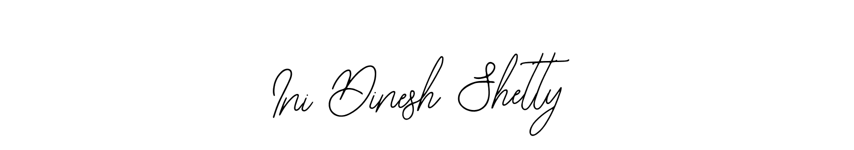 Make a beautiful signature design for name Ini Dinesh Shetty. With this signature (Bearetta-2O07w) style, you can create a handwritten signature for free. Ini Dinesh Shetty signature style 12 images and pictures png