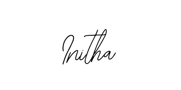 Best and Professional Signature Style for Initha. Bearetta-2O07w Best Signature Style Collection. Initha signature style 12 images and pictures png