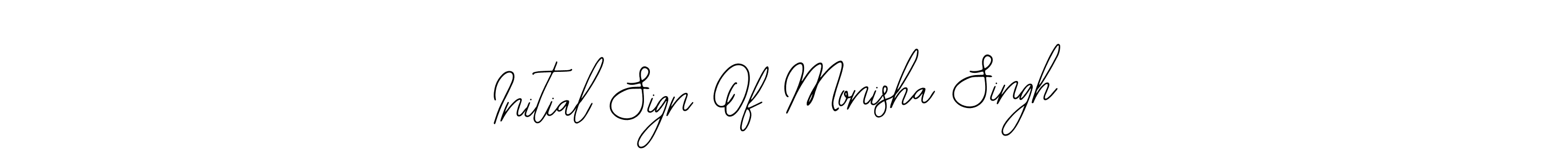 Make a beautiful signature design for name Initial Sign Of Monisha Singh. With this signature (Bearetta-2O07w) style, you can create a handwritten signature for free. Initial Sign Of Monisha Singh signature style 12 images and pictures png