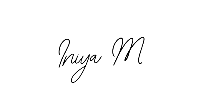 Once you've used our free online signature maker to create your best signature Bearetta-2O07w style, it's time to enjoy all of the benefits that Iniya M name signing documents. Iniya M signature style 12 images and pictures png