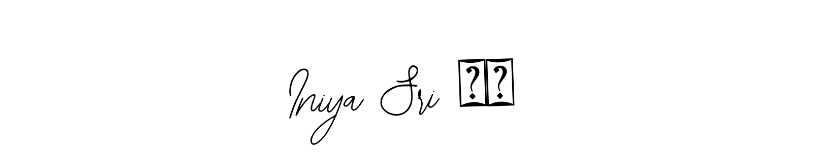 It looks lik you need a new signature style for name Iniya Sri ❤️. Design unique handwritten (Bearetta-2O07w) signature with our free signature maker in just a few clicks. Iniya Sri ❤️ signature style 12 images and pictures png