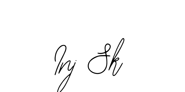 How to make Inj Sk signature? Bearetta-2O07w is a professional autograph style. Create handwritten signature for Inj Sk name. Inj Sk signature style 12 images and pictures png