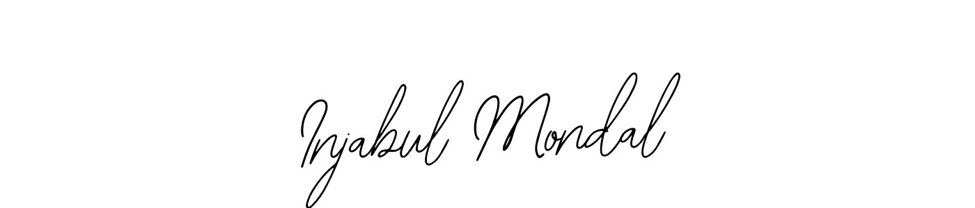 Create a beautiful signature design for name Injabul Mondal. With this signature (Bearetta-2O07w) fonts, you can make a handwritten signature for free. Injabul Mondal signature style 12 images and pictures png