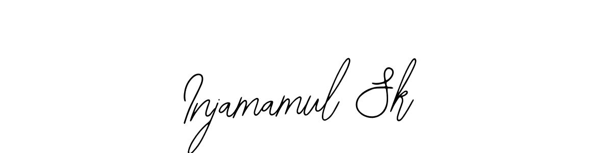 Also You can easily find your signature by using the search form. We will create Injamamul Sk name handwritten signature images for you free of cost using Bearetta-2O07w sign style. Injamamul Sk signature style 12 images and pictures png