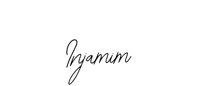 Injamim stylish signature style. Best Handwritten Sign (Bearetta-2O07w) for my name. Handwritten Signature Collection Ideas for my name Injamim. Injamim signature style 12 images and pictures png