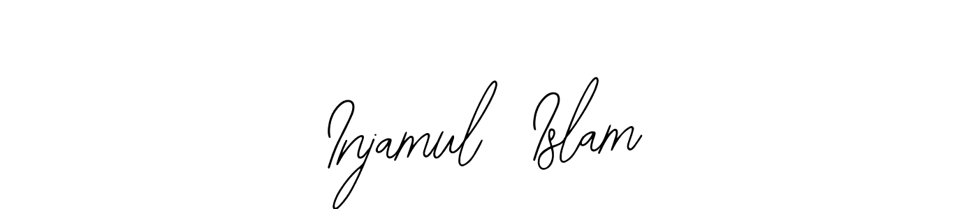 Also You can easily find your signature by using the search form. We will create Injamul  Islam name handwritten signature images for you free of cost using Bearetta-2O07w sign style. Injamul  Islam signature style 12 images and pictures png