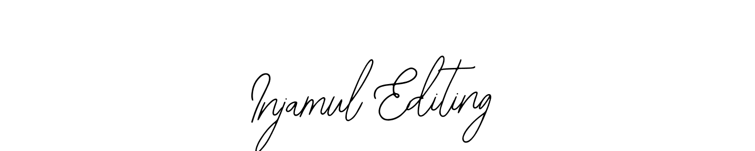 Create a beautiful signature design for name Injamul Editing. With this signature (Bearetta-2O07w) fonts, you can make a handwritten signature for free. Injamul Editing signature style 12 images and pictures png