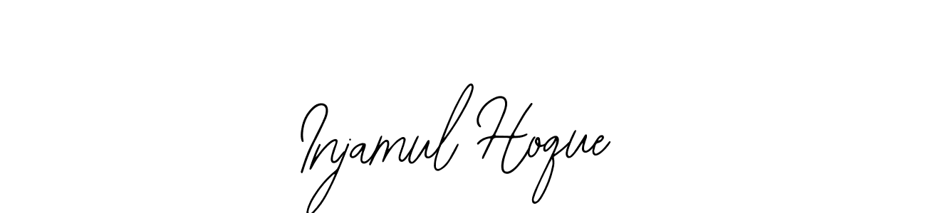How to make Injamul Hoque name signature. Use Bearetta-2O07w style for creating short signs online. This is the latest handwritten sign. Injamul Hoque signature style 12 images and pictures png