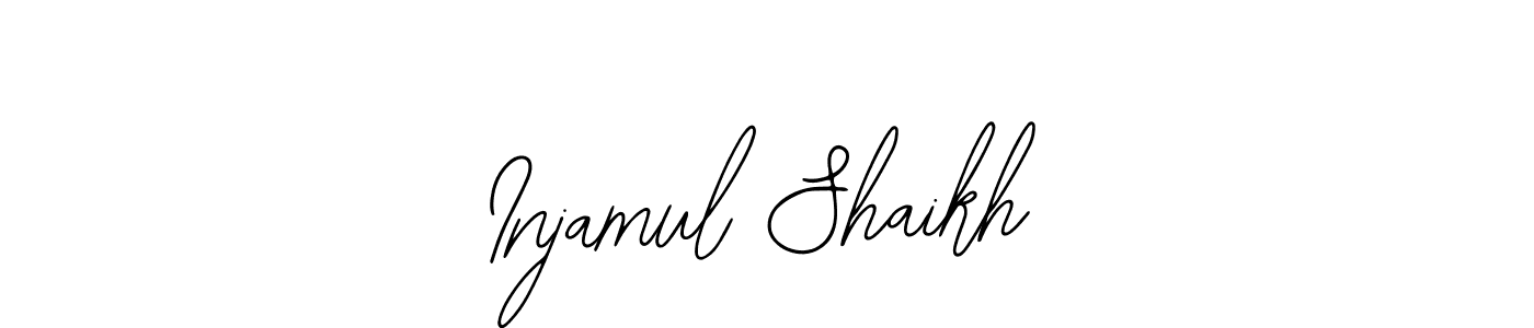 if you are searching for the best signature style for your name Injamul Shaikh. so please give up your signature search. here we have designed multiple signature styles  using Bearetta-2O07w. Injamul Shaikh signature style 12 images and pictures png