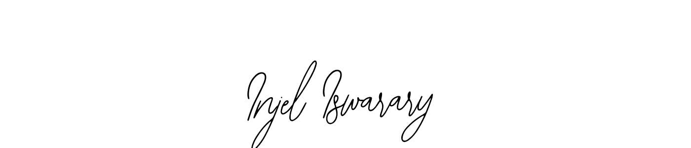 How to make Injel Iswarary signature? Bearetta-2O07w is a professional autograph style. Create handwritten signature for Injel Iswarary name. Injel Iswarary signature style 12 images and pictures png