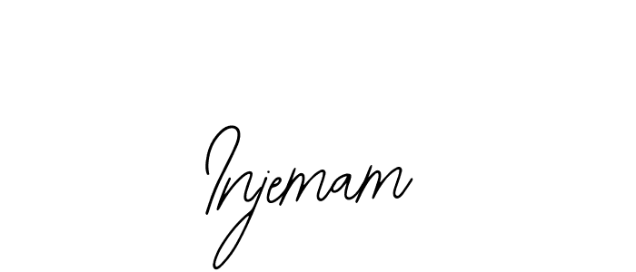 How to make Injemam name signature. Use Bearetta-2O07w style for creating short signs online. This is the latest handwritten sign. Injemam signature style 12 images and pictures png