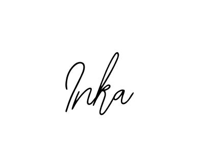Inka stylish signature style. Best Handwritten Sign (Bearetta-2O07w) for my name. Handwritten Signature Collection Ideas for my name Inka. Inka signature style 12 images and pictures png