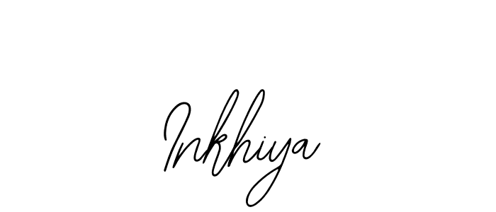 Also You can easily find your signature by using the search form. We will create Inkhiya name handwritten signature images for you free of cost using Bearetta-2O07w sign style. Inkhiya signature style 12 images and pictures png