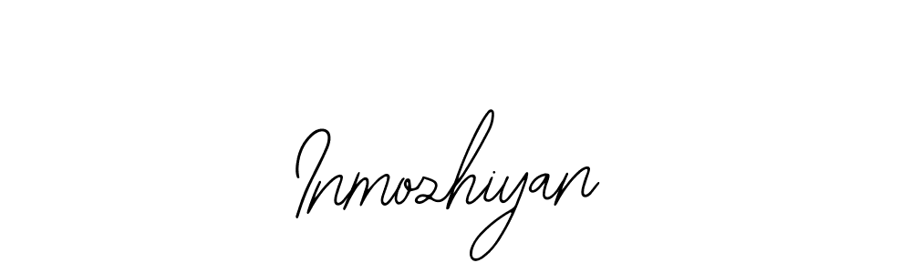 How to make Inmozhiyan name signature. Use Bearetta-2O07w style for creating short signs online. This is the latest handwritten sign. Inmozhiyan signature style 12 images and pictures png