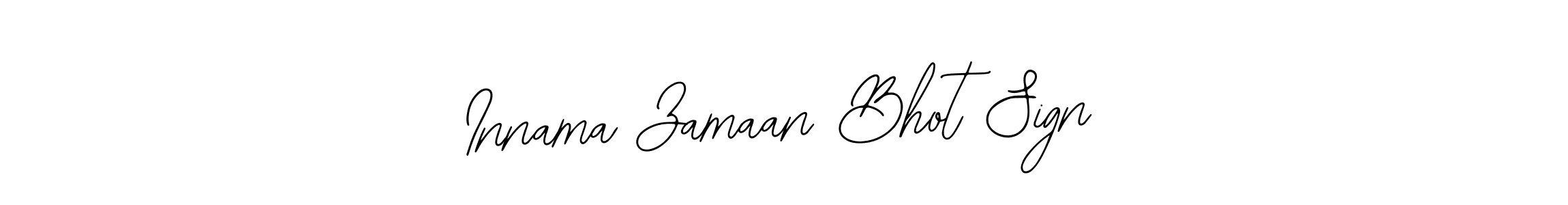 Here are the top 10 professional signature styles for the name Innama Zamaan Bhot Sign. These are the best autograph styles you can use for your name. Innama Zamaan Bhot Sign signature style 12 images and pictures png