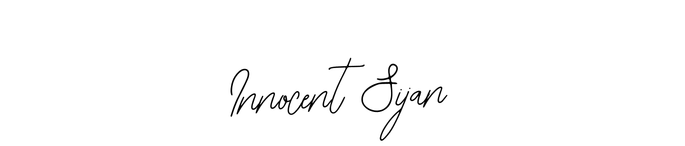 How to make Innocent Sijan name signature. Use Bearetta-2O07w style for creating short signs online. This is the latest handwritten sign. Innocent Sijan signature style 12 images and pictures png