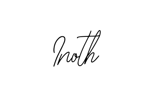 Use a signature maker to create a handwritten signature online. With this signature software, you can design (Bearetta-2O07w) your own signature for name Inoth. Inoth signature style 12 images and pictures png