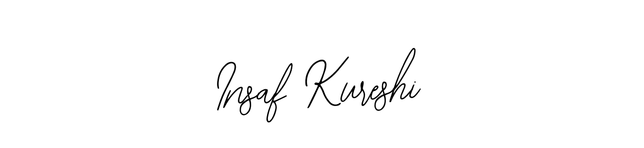 Make a beautiful signature design for name Insaf Kureshi. With this signature (Bearetta-2O07w) style, you can create a handwritten signature for free. Insaf Kureshi signature style 12 images and pictures png