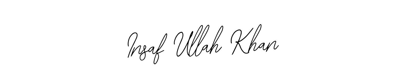 Make a short Insaf Ullah Khan signature style. Manage your documents anywhere anytime using Bearetta-2O07w. Create and add eSignatures, submit forms, share and send files easily. Insaf Ullah Khan signature style 12 images and pictures png