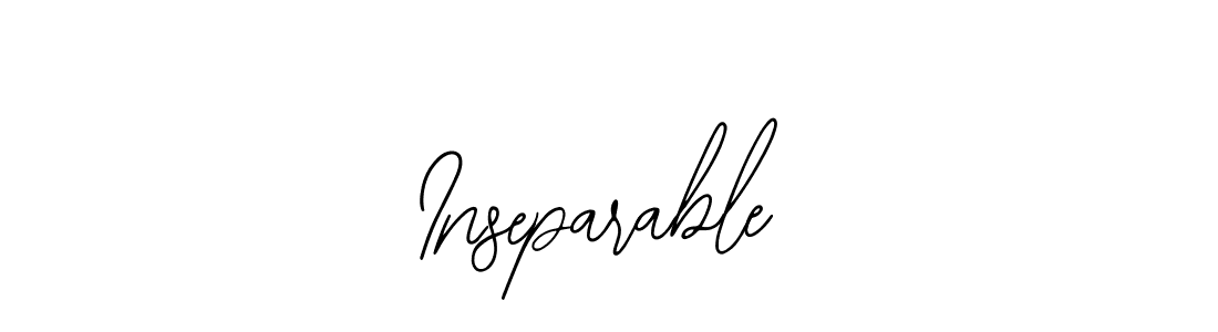 Make a beautiful signature design for name Inseparable. With this signature (Bearetta-2O07w) style, you can create a handwritten signature for free. Inseparable signature style 12 images and pictures png