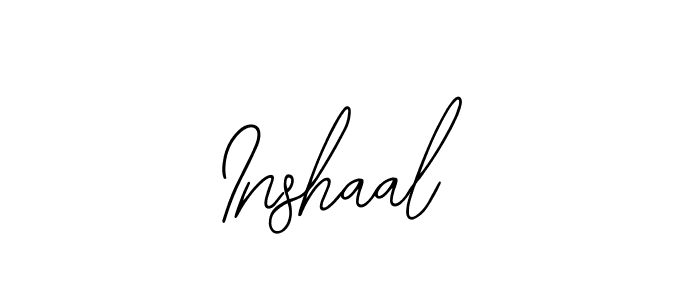Also You can easily find your signature by using the search form. We will create Inshaal name handwritten signature images for you free of cost using Bearetta-2O07w sign style. Inshaal signature style 12 images and pictures png