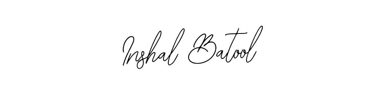 It looks lik you need a new signature style for name Inshal Batool. Design unique handwritten (Bearetta-2O07w) signature with our free signature maker in just a few clicks. Inshal Batool signature style 12 images and pictures png