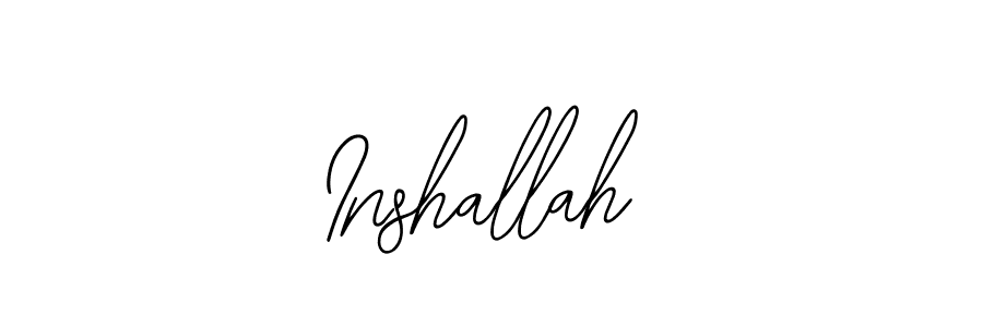 It looks lik you need a new signature style for name Inshallah. Design unique handwritten (Bearetta-2O07w) signature with our free signature maker in just a few clicks. Inshallah signature style 12 images and pictures png