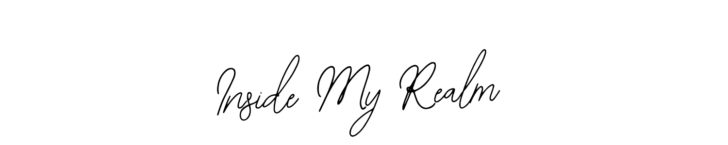 Make a beautiful signature design for name Inside My Realm. Use this online signature maker to create a handwritten signature for free. Inside My Realm signature style 12 images and pictures png