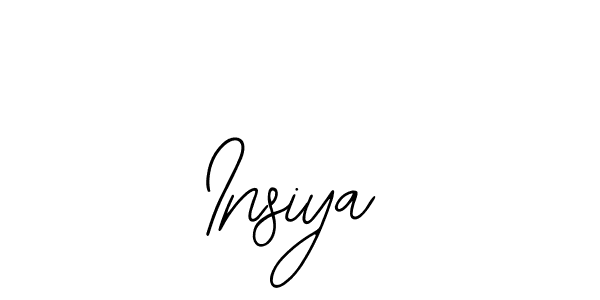 Make a beautiful signature design for name Insiya. With this signature (Bearetta-2O07w) style, you can create a handwritten signature for free. Insiya signature style 12 images and pictures png