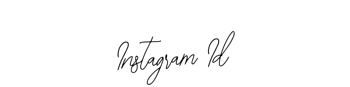 Create a beautiful signature design for name Instagram Id. With this signature (Bearetta-2O07w) fonts, you can make a handwritten signature for free. Instagram Id signature style 12 images and pictures png