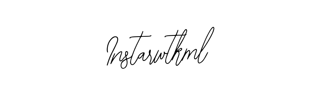 Design your own signature with our free online signature maker. With this signature software, you can create a handwritten (Bearetta-2O07w) signature for name Instarwtkml. Instarwtkml signature style 12 images and pictures png