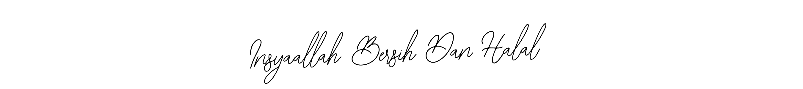 This is the best signature style for the Insyaallah Bersih Dan Halal name. Also you like these signature font (Bearetta-2O07w). Mix name signature. Insyaallah Bersih Dan Halal signature style 12 images and pictures png