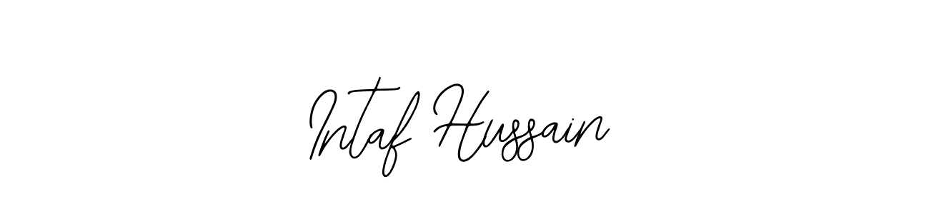 Also You can easily find your signature by using the search form. We will create Intaf Hussain name handwritten signature images for you free of cost using Bearetta-2O07w sign style. Intaf Hussain signature style 12 images and pictures png
