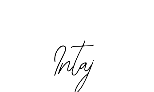 Make a beautiful signature design for name Intaj. Use this online signature maker to create a handwritten signature for free. Intaj signature style 12 images and pictures png