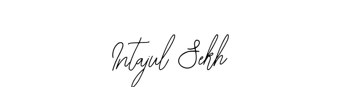 Create a beautiful signature design for name Intajul Sekh. With this signature (Bearetta-2O07w) fonts, you can make a handwritten signature for free. Intajul Sekh signature style 12 images and pictures png