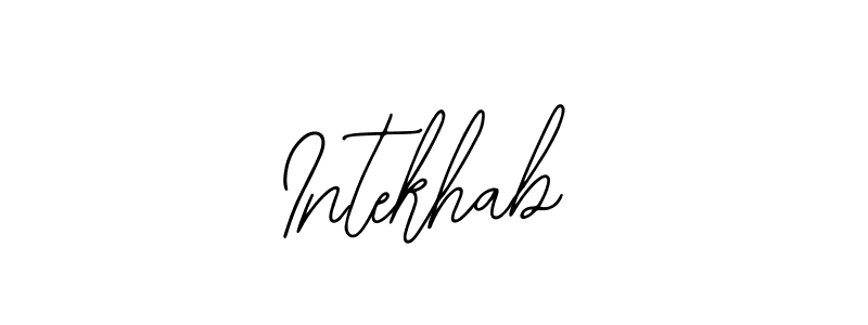 You can use this online signature creator to create a handwritten signature for the name Intekhab. This is the best online autograph maker. Intekhab signature style 12 images and pictures png