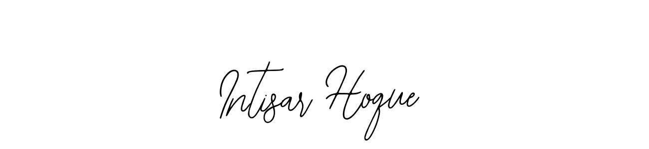 You should practise on your own different ways (Bearetta-2O07w) to write your name (Intisar Hoque) in signature. don't let someone else do it for you. Intisar Hoque signature style 12 images and pictures png