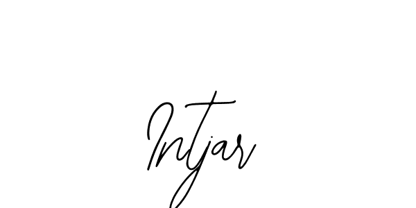 Design your own signature with our free online signature maker. With this signature software, you can create a handwritten (Bearetta-2O07w) signature for name Intjar. Intjar signature style 12 images and pictures png