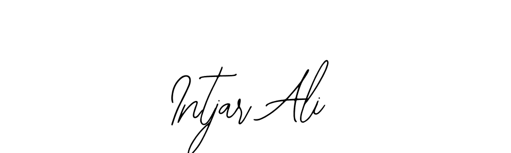 Bearetta-2O07w is a professional signature style that is perfect for those who want to add a touch of class to their signature. It is also a great choice for those who want to make their signature more unique. Get Intjar Ali name to fancy signature for free. Intjar Ali signature style 12 images and pictures png