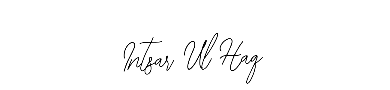 You can use this online signature creator to create a handwritten signature for the name Intsar Ul Haq. This is the best online autograph maker. Intsar Ul Haq signature style 12 images and pictures png