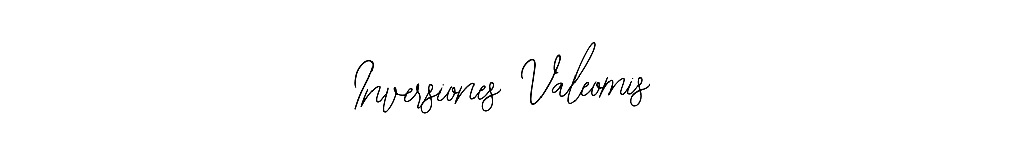 Inversiones Valeomis stylish signature style. Best Handwritten Sign (Bearetta-2O07w) for my name. Handwritten Signature Collection Ideas for my name Inversiones Valeomis. Inversiones Valeomis signature style 12 images and pictures png