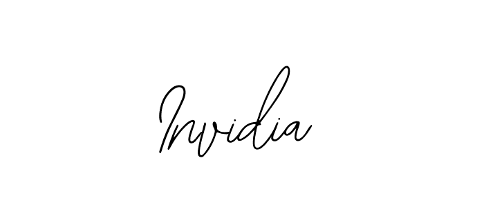 You should practise on your own different ways (Bearetta-2O07w) to write your name (Invidia) in signature. don't let someone else do it for you. Invidia signature style 12 images and pictures png