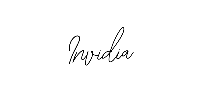 You should practise on your own different ways (Bearetta-2O07w) to write your name (Invidia) in signature. don't let someone else do it for you. Invidia signature style 12 images and pictures png