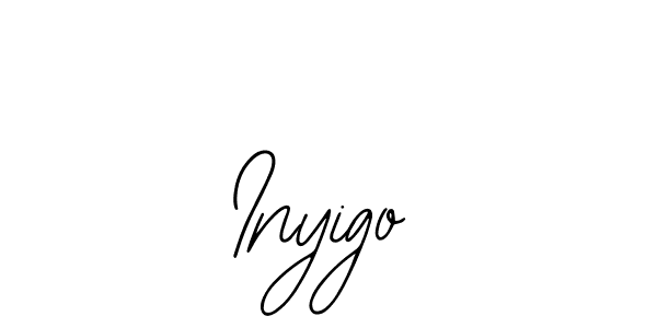 How to make Inyigo signature? Bearetta-2O07w is a professional autograph style. Create handwritten signature for Inyigo name. Inyigo signature style 12 images and pictures png