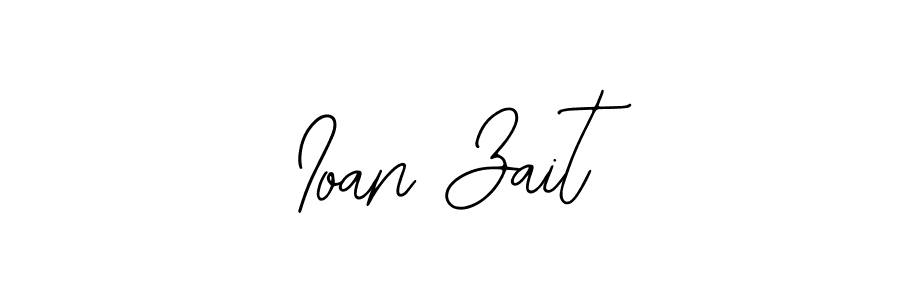 How to make Ioan Zait name signature. Use Bearetta-2O07w style for creating short signs online. This is the latest handwritten sign. Ioan Zait signature style 12 images and pictures png