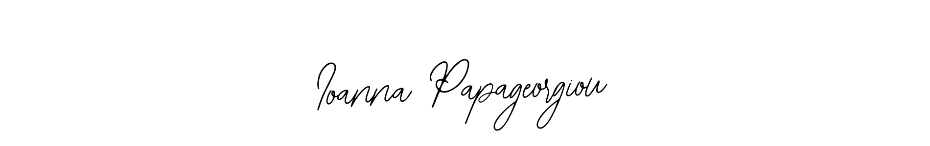 How to make Ioanna Papageorgiou name signature. Use Bearetta-2O07w style for creating short signs online. This is the latest handwritten sign. Ioanna Papageorgiou signature style 12 images and pictures png