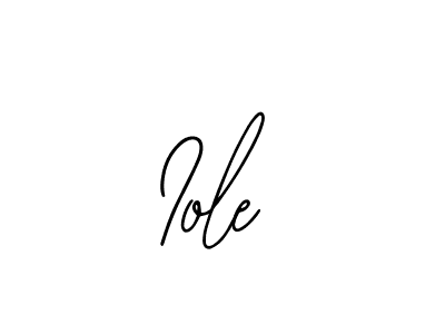 Make a beautiful signature design for name Iole. Use this online signature maker to create a handwritten signature for free. Iole signature style 12 images and pictures png