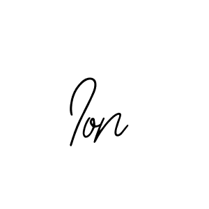Make a beautiful signature design for name Ion. Use this online signature maker to create a handwritten signature for free. Ion signature style 12 images and pictures png